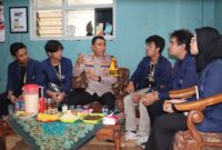 Kelompok KKN Mahasiswa IPB Apresiasi Polres Batu