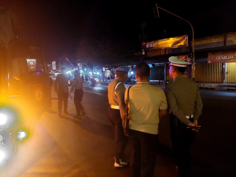 Polres Tulungagung dan TNI gelar patroli skala besar