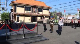 Kapolres Bojonegoro AKBP Mario Prahatinto Pimpin Apel Gelar Pasukan Operasi Patuh Semeru