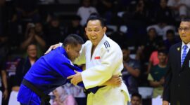 Kapolri Jenderal Listyo Sigit Prabowo saat buka Kejuaraan Judo Kapolri Cup