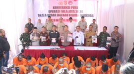 Polrestro Jakpus umumkan hasil Operasi Nila Jaya