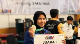 Salma Aulia juara Karateka