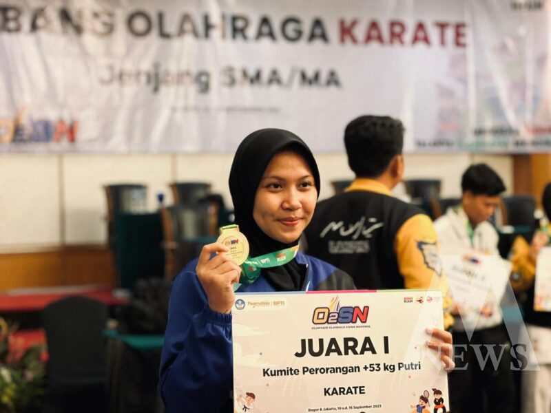 Salma Aulia juara Karateka
