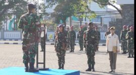 Satdik - 2 Kodikalatal Makassar upacara bendera 17-an