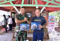 Dankodikdukum Laksma TNI Dr. Taufik Arief bersama Wadan Kodikalatal Laksda TNI Eko Wahjono