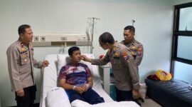 Karumkit Bhayangkara Lumajang dr. Agus Gede Made Artha bersama Direktur RSU Kaliwates