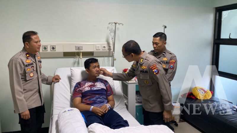 Karumkit Bhayangkara Lumajang dr. Agus Gede Made Artha bersama Direktur RSU Kaliwates