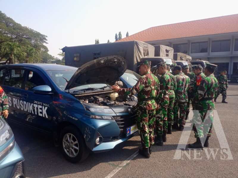 Lattek Kolone Konvoi Siswa Dikmata Angkatan 43/2 Kejuruan Angkutan