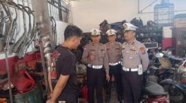 Satlantas Polres Ponorogo sosialisasi Kamseltibcarlantas di Operasi Patuh Semeru