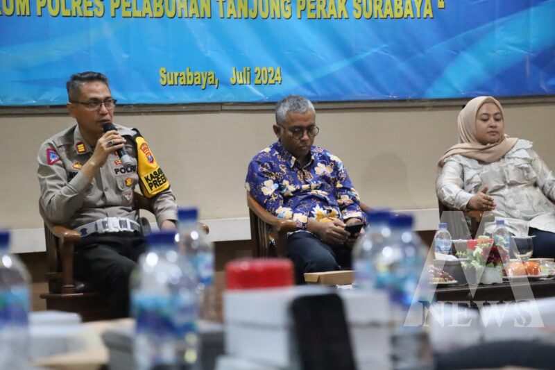 Satlantas Polres Pelabuhan Tanjung Perak gelar FGD