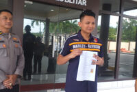 Satreskrim Polres Blitar amankan tersangka beserta barang buktinya