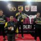 Dito Fikri Wafianto personel Polres Pelabuhan Tanjung Perak raih juara i lomba karate piala Kapolri Cup 2024