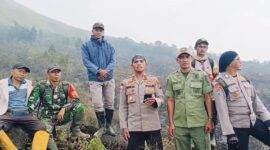 Polres Malang dan Tim gabungan Karhutla