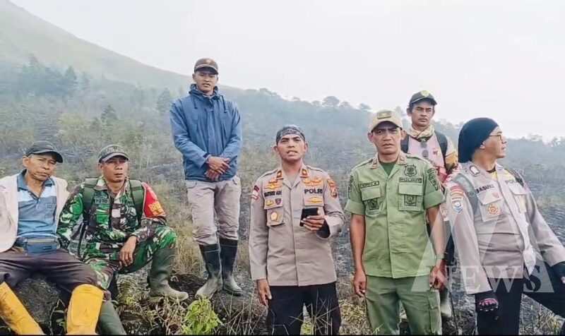 Polres Malang dan Tim gabungan Karhutla