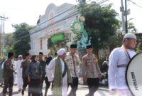Kapolres Tuban AKBP Oskar Syamsuddin saat Haul Sunan Bonang