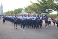 Siswa Satdik - 2 Makassar lari gembira di Center Point of Indonesia