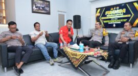 Kapolres Situbondo AKBP Rezi Darmawan saat gelar Piramida