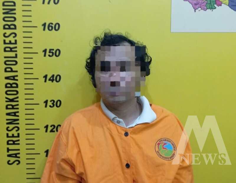 Tersangka diamankan Polisi beserta barang buktinya
