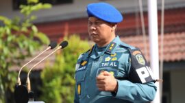Komandan Pusat Polisi Militer Angkatan Laut (Danpuspomal) Laksda TNI Samista