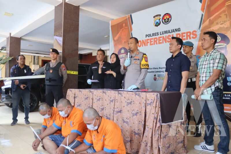 Satreskrim Polres Lumajang tangkap 3 tersangka Curanmor
