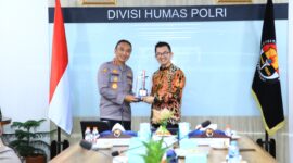 Kadiv Humas Polri Irjen Pol Shandi Nugroho terima kunjungan Plt. Kepala LAN Dr. Muhammad Taufiq