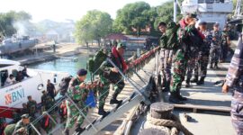 100 Siswa Dikmata TNI AL Angkatan 44 laksanakan lattek integrasi