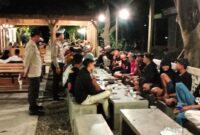 Polsek Warujayeng Sosialisasi ke Pengunjung Warkop Terkait Kamtibmas