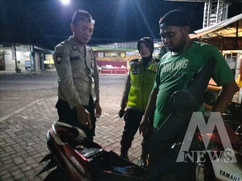 Polsek Kertosono Patroli SREG cegah kejahatan jalanan