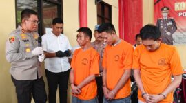Polisi tangkap tersangka beserta barang buktinya