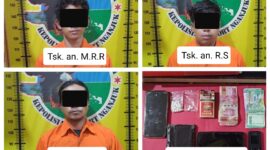 Polisi tangkap 3 tersangka beserta barang buktinya