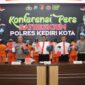 Satreskrim Polres Kediri Kota ungkap 8 kasus dan amankan 13 tersangka