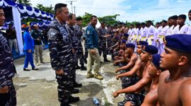 Dankodiklatal Letjen TNI Marinir Nur Alamsyah hadiri gelar Karya Bakti TNI AL