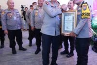 Kapolres Nganjuk AKBP Siswantoro terima piagam penghargaan IKPA