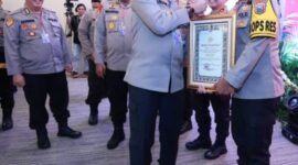 Kapolres Nganjuk AKBP Siswantoro terima piagam penghargaan IKPA