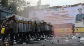Polres Probolinggo Kota jelang pemilukada serentak gelar simulasi pengamanan Pilkada