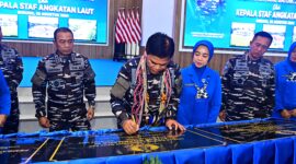 Dankodiklatal Letjen TNI Marinir Nur Alamsyah saksikan peresmian fasilitas satuan TNI AL