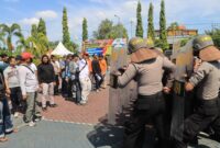 Polres Probolinggo Simulasi Sispamkota