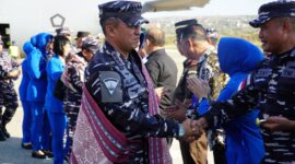 Dankodiklatal Letjen TNI Marinir Nur Alamsyah saat di Kupang