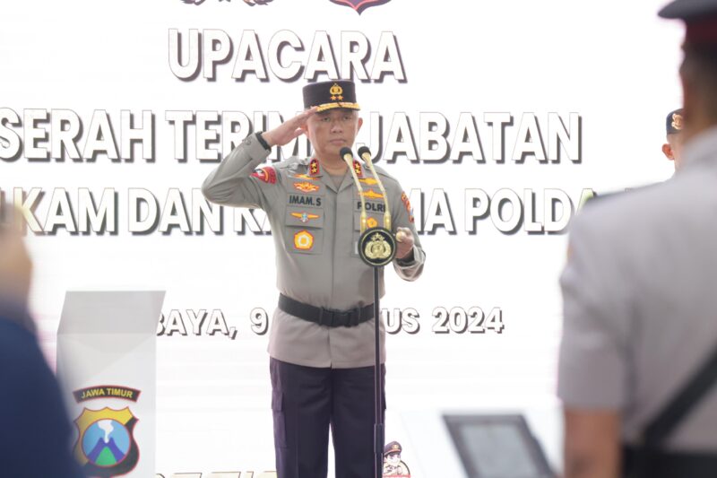 Kapolda Jatim Irjen Pol Drs Imam Sugianto, M.Si.,