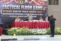 Polda Jatim Gelar Tactical Floor Game