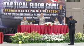 Polda Jatim Gelar Tactical Floor Game