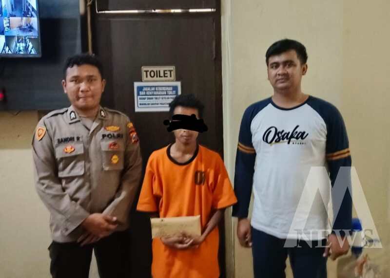 Polisi tangkap tersangka beserta barang buktinya
