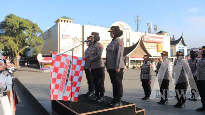 Polwan gelar Napak tilas di HUT Polwan ke 76