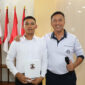 Dankodiklatal Letjen TNI Marinir Nur Alamsyah bersama siswa Dikmata