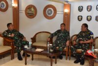 Dankodiklatal Letjen TNI Marinir Nur Alamsyah terima kunjungan Danpuskopaska TNI AL Laksma TNI Baroyo Eko Basuki