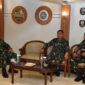 Dankodiklatal Letjen TNI Marinir Nur Alamsyah terima kunjungan Danpuskopaska TNI AL Laksma TNI Baroyo Eko Basuki