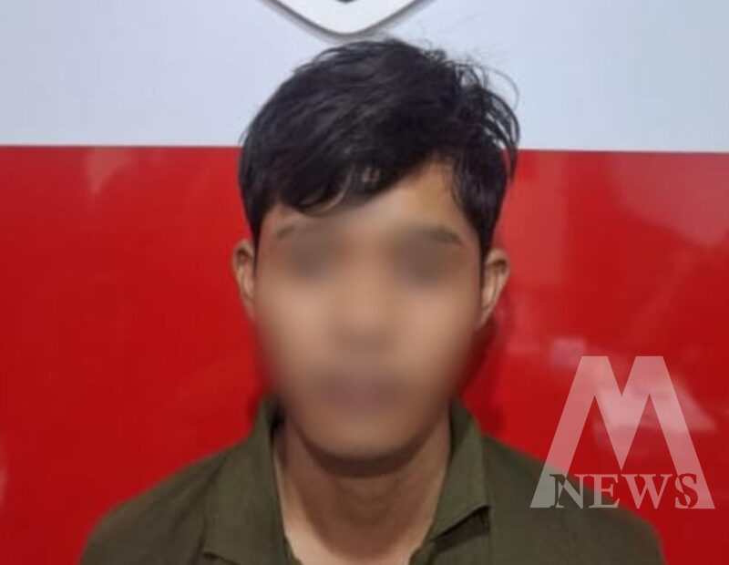 Tersangka diamankan Polisi beserta barang buktinya