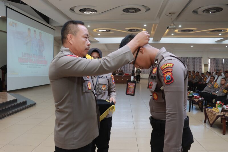 Kabag Ops Kompol Istono lakukan Latraops