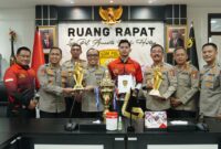 Asisten Kapolri bidang SDM Irjen Pol Dedi Prasetyo terima tim Taekwondo Garuda Bhayangkara Presisi