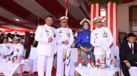 Wadan Kodiklatal Laksda TNI Eko Wahjono ikuti upacara HUT RI ke-79